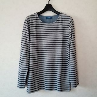 ネイビー(NAVY)のNavy ネイビー ꕤ ボーダー柄 ロンT 長袖  メンズXL(Tシャツ/カットソー(七分/長袖))