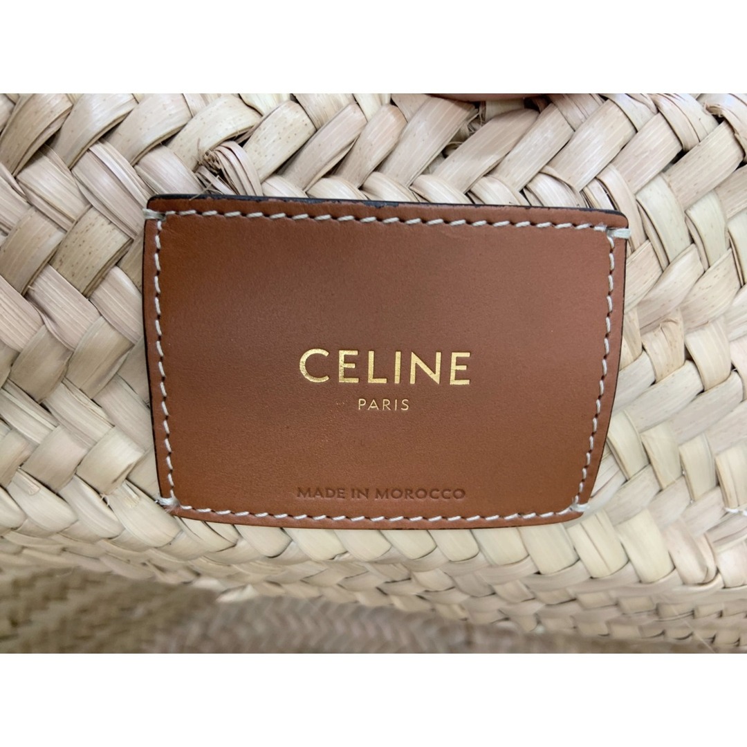 〇〇CELINE セリーヌ ミディアム トリオンフ クラシック パニエ トートバッグ ベージュ