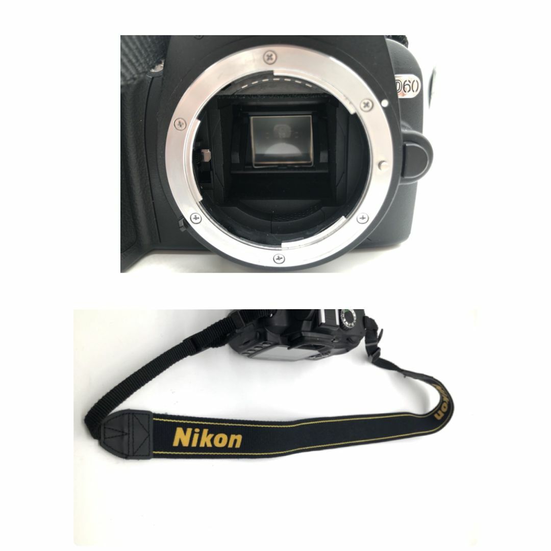 Nikon - 【13198】 ニコン デジタル一眼レフカメラ D60 ダブルズーム