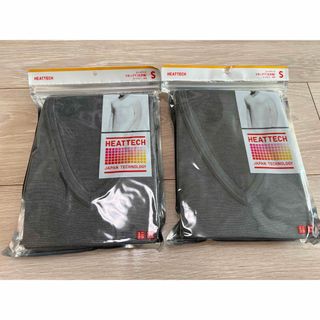 ユニクロ(UNIQLO)のソークロコ様専用⭐︎2点セットUNIQLO メンズ　ヒートテックVネック9分袖S(Tシャツ/カットソー(七分/長袖))