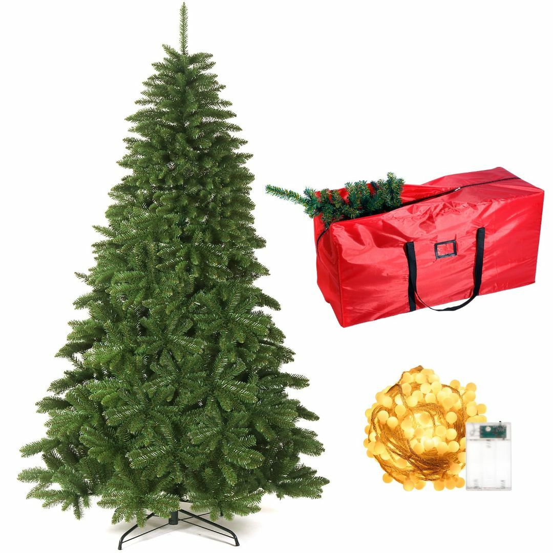 クリスマスツリー 180cm 高濃密度 枝数1000本 組立簡単 自動展開 ch