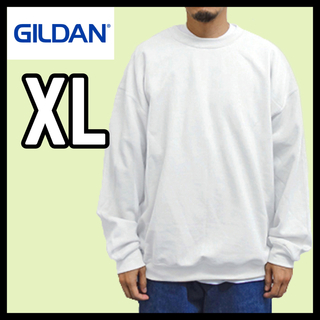 ギルタン(GILDAN)の新品未使用 ギルダン ビッグシルエット スウェット 無地トレーナー 白 XL(スウェット)