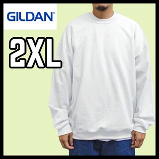 ギルタン(GILDAN)の新品未使用 ギルダン ビッグシルエット スウェット 無地トレーナー 白 2XL(スウェット)