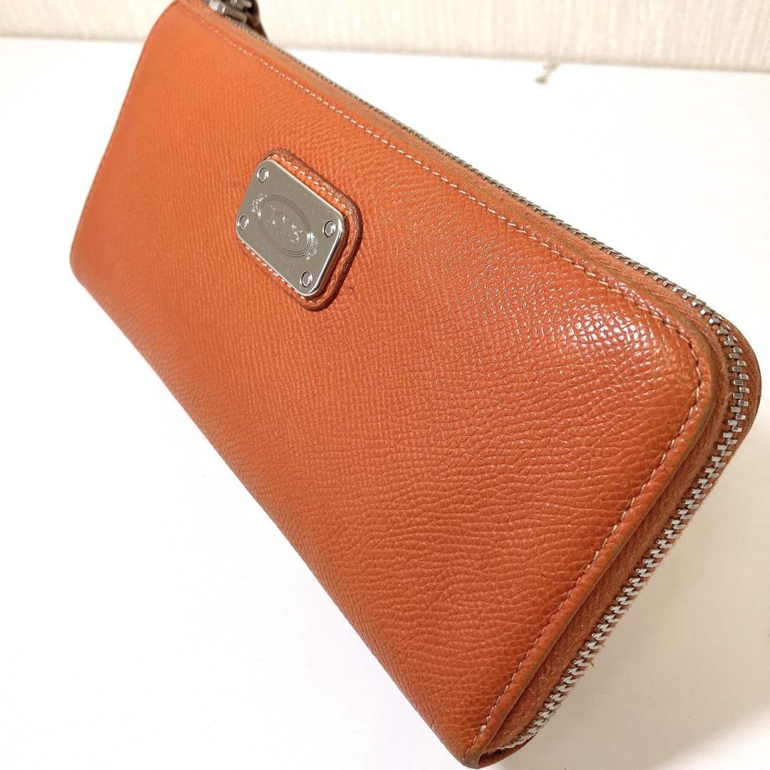 TOD'S トッズ L字ファスナー レザー 長財布 美品 箱付き