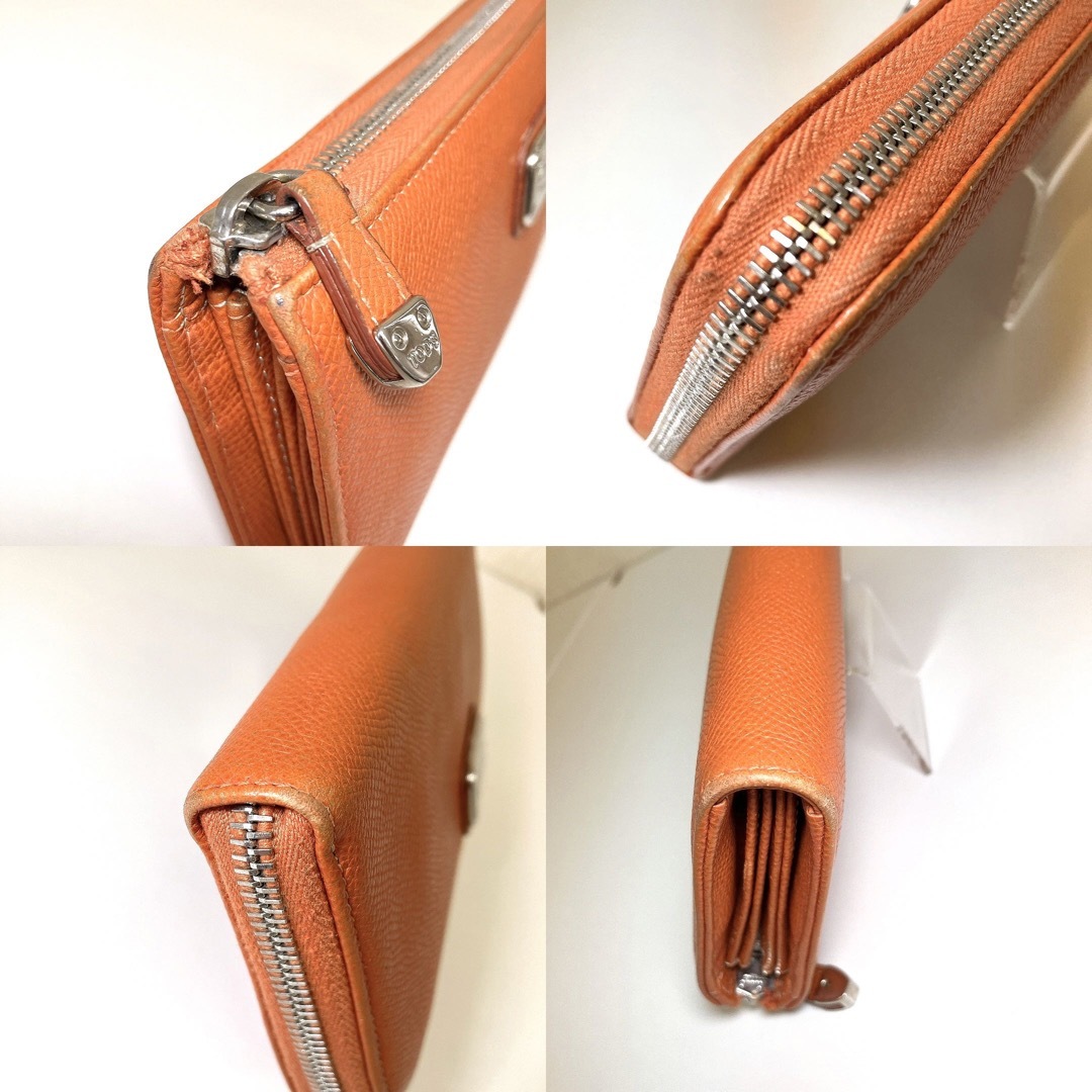 TOD'S トッズ L字ファスナー レザー 長財布 美品 箱付き