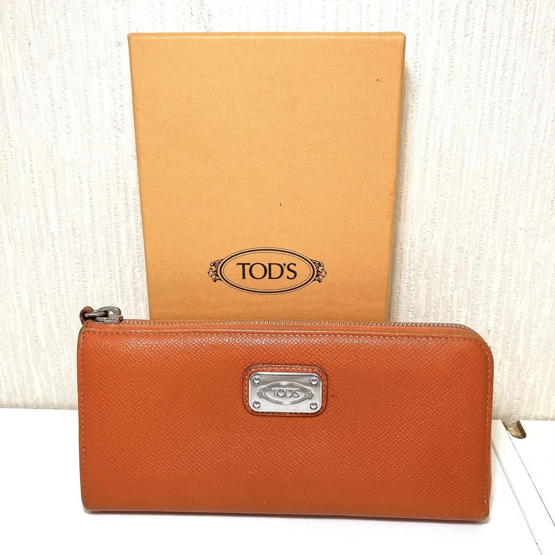 TOD'S トッズ L字ファスナー レザー 長財布 美品　箱付き | フリマアプリ ラクマ