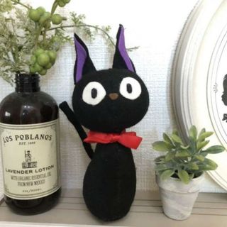 黒猫ぬいぐるみ♥型紙♥一日で作れる　ハロウィン　お得なキットも(型紙/パターン)