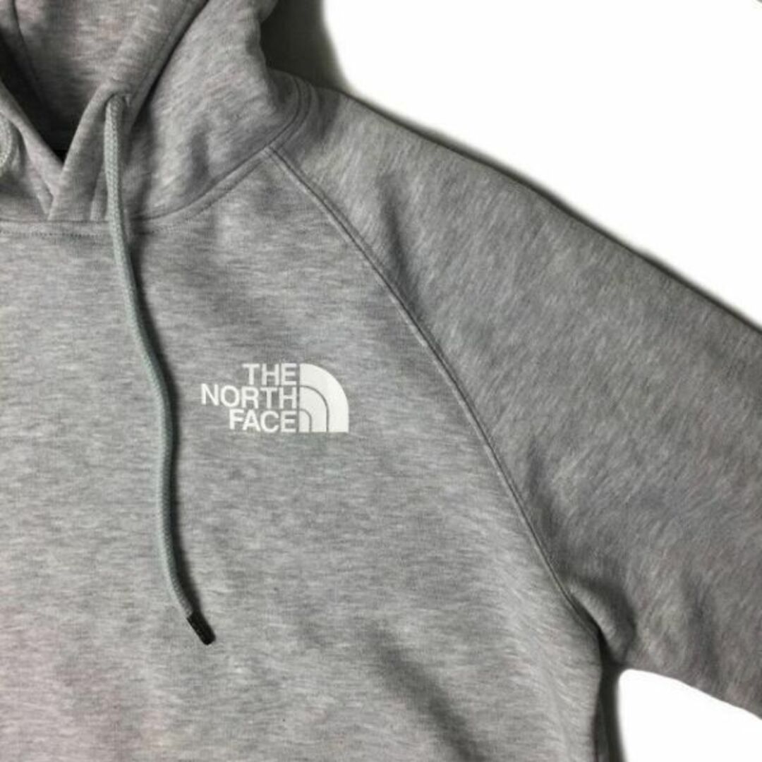 THE NORTH FACE THROWBACK HOODIE L グレー