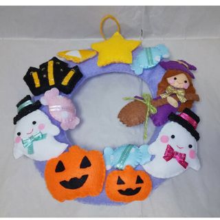 フェルトリース ハロウィン ハンドメイド(その他)