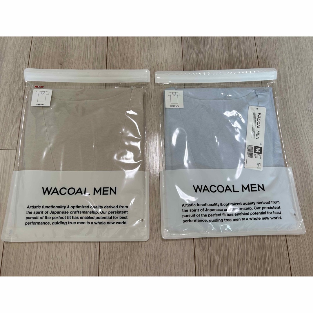 WACOAL MEN(ワコールメン)の2点セット☆ WACOAL MEN 半袖肌着　サイズM メンズのアンダーウェア(その他)の商品写真