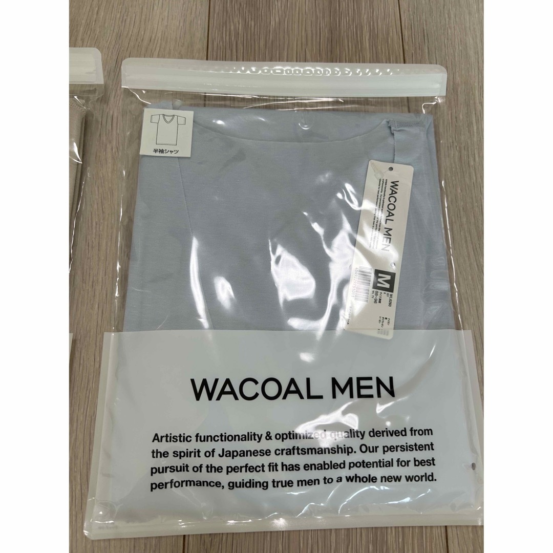 WACOAL MEN(ワコールメン)の2点セット☆ WACOAL MEN 半袖肌着　サイズM メンズのアンダーウェア(その他)の商品写真