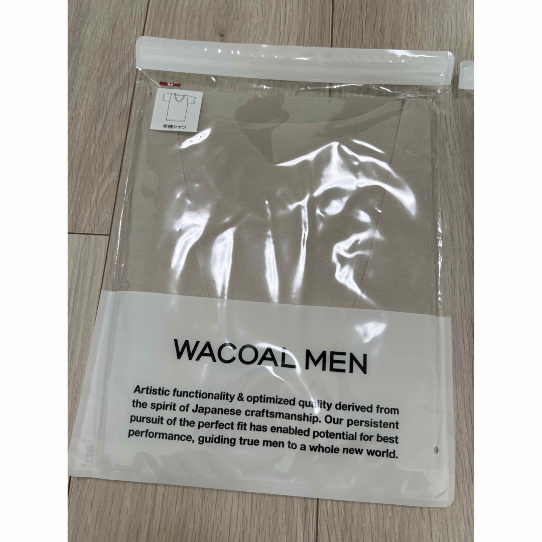 WACOAL MEN(ワコールメン)の2点セット☆ WACOAL MEN 半袖肌着　サイズM メンズのアンダーウェア(その他)の商品写真