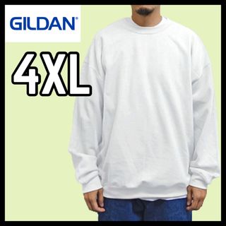 ギルタン(GILDAN)の新品未使用 ギルダン ビッグシルエット スウェット 無地トレーナー 白 4XL(スウェット)