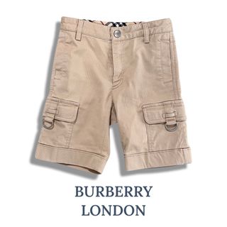 バーバリー(BURBERRY)のBURBERRY LONDON バーバリー ロンドン コーデュロイ ハーフパンツ ベージュ size 100A キッズ 国内正規(パンツ/スパッツ)