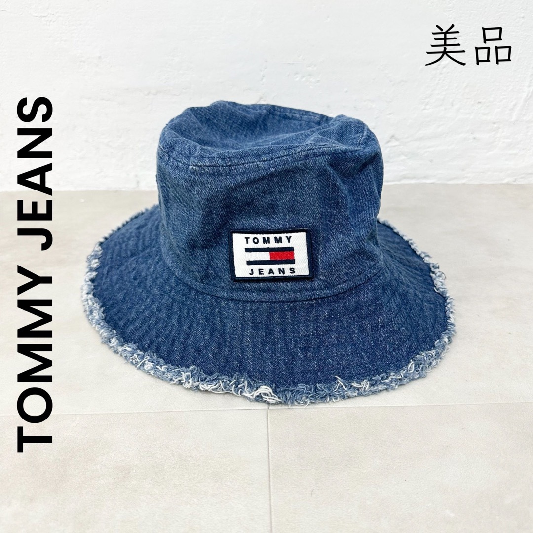 TOMMY JEANS(トミージーンズ)の【TOMMY JEANS】美品 一度着用 デニム ハット レディースの帽子(ハット)の商品写真