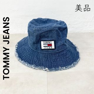 トミージーンズ(TOMMY JEANS)の【TOMMY JEANS】美品 一度着用 デニム ハット(ハット)