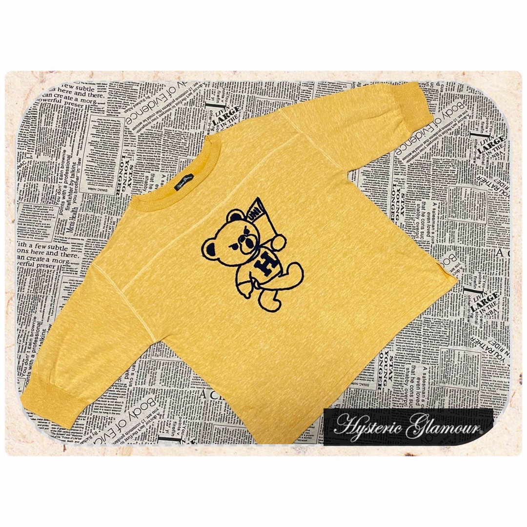 【HYSTERIC GLAMOUR】♡ BEAR UNIVERSITY 刺繍 | フリマアプリ ラクマ