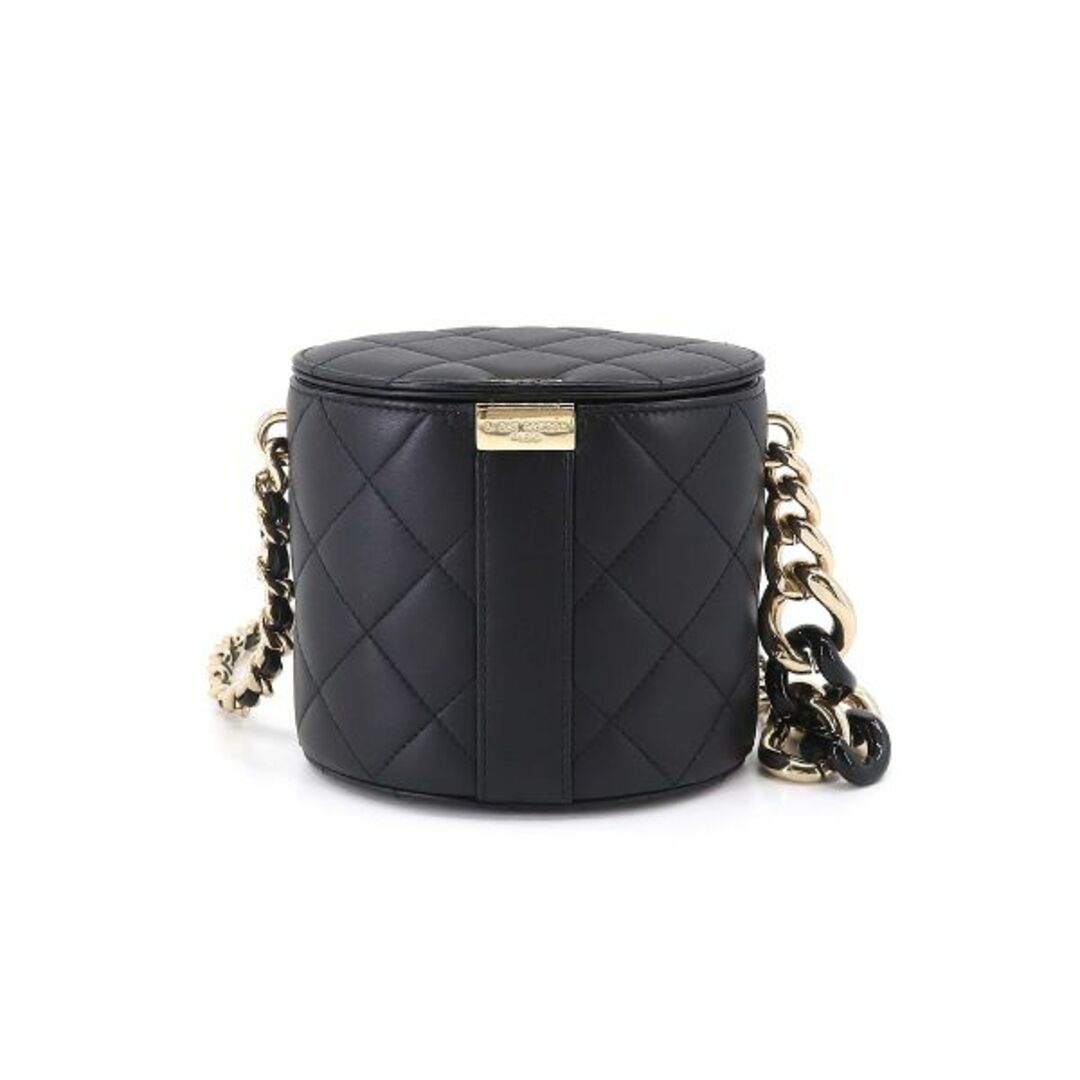 未使用 展示品 シャネル CHANEL マトラッセ ミニ バニティ チェーン ショルダー バッグ レザー ネイビー AS1355 VLP 90195379