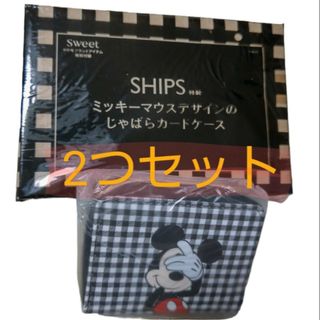 ディズニー(Disney)のSHIPS ミッキーマウスデザインのじゃばらカードケース(財布)