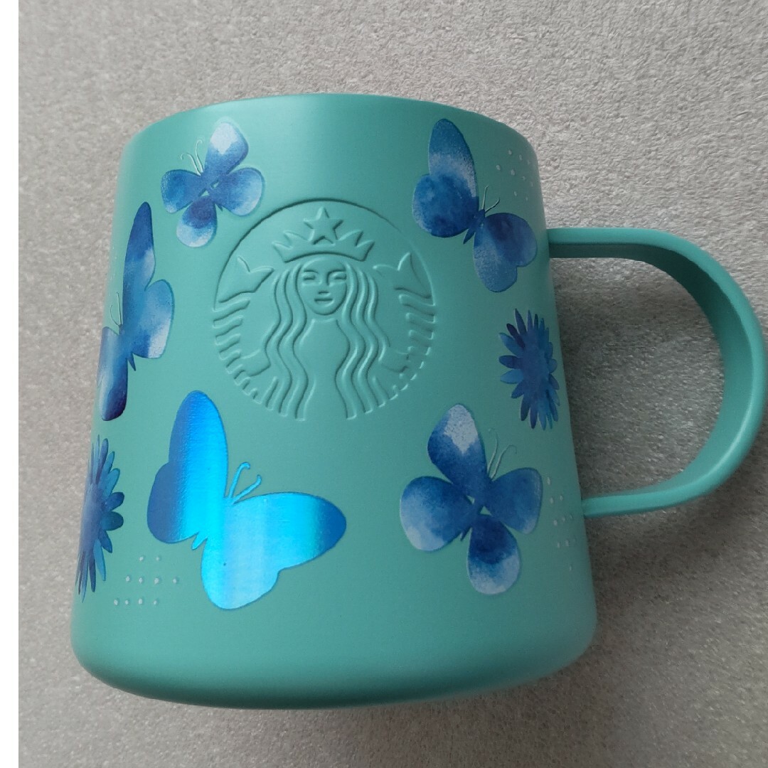 Starbucks Coffee - スターバックス ステンレスマグブルー バタフライ