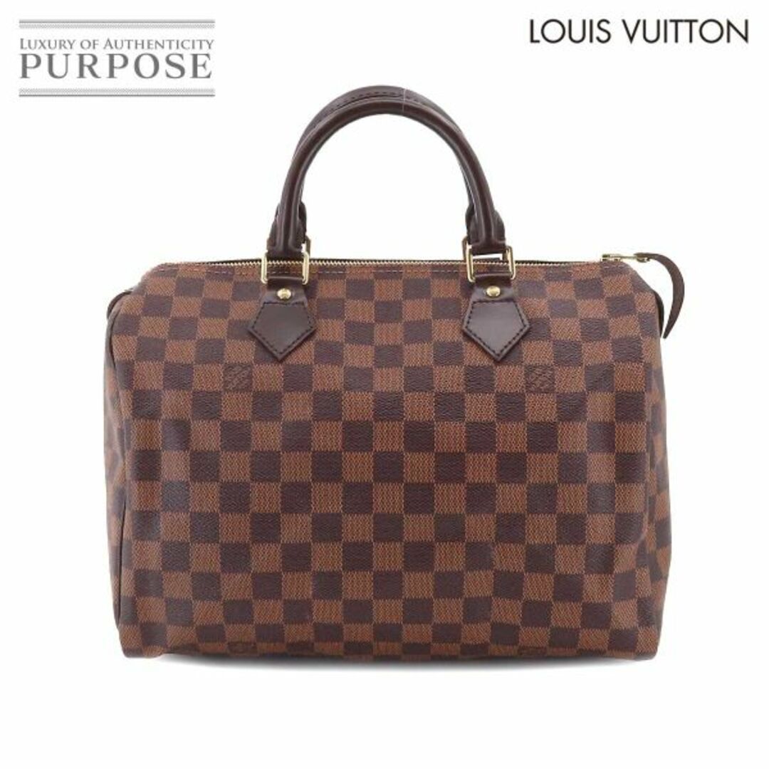 ルイ ヴィトン LOUIS VUITTON ダミエ スピーディ 30 ハンド バッグ エベヌ N41531 ブラウン ゴールド 金具 VLP 90209211