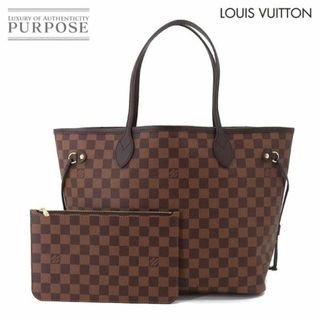 ルイヴィトン(LOUIS VUITTON)の未使用 展示品 ルイ ヴィトン LOUIS VUITTON ダミエ ネヴァーフル MM トート バッグ エベヌ スリーズ N41358 RFID ゴールド 金具 VLP 90209483(トートバッグ)