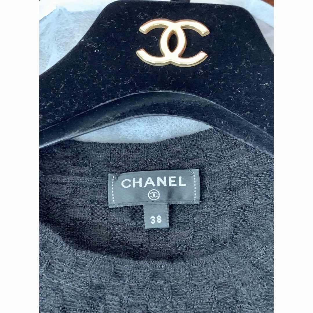 CHANEL   CHANELシャネルロングワンピースドレス カシミヤ