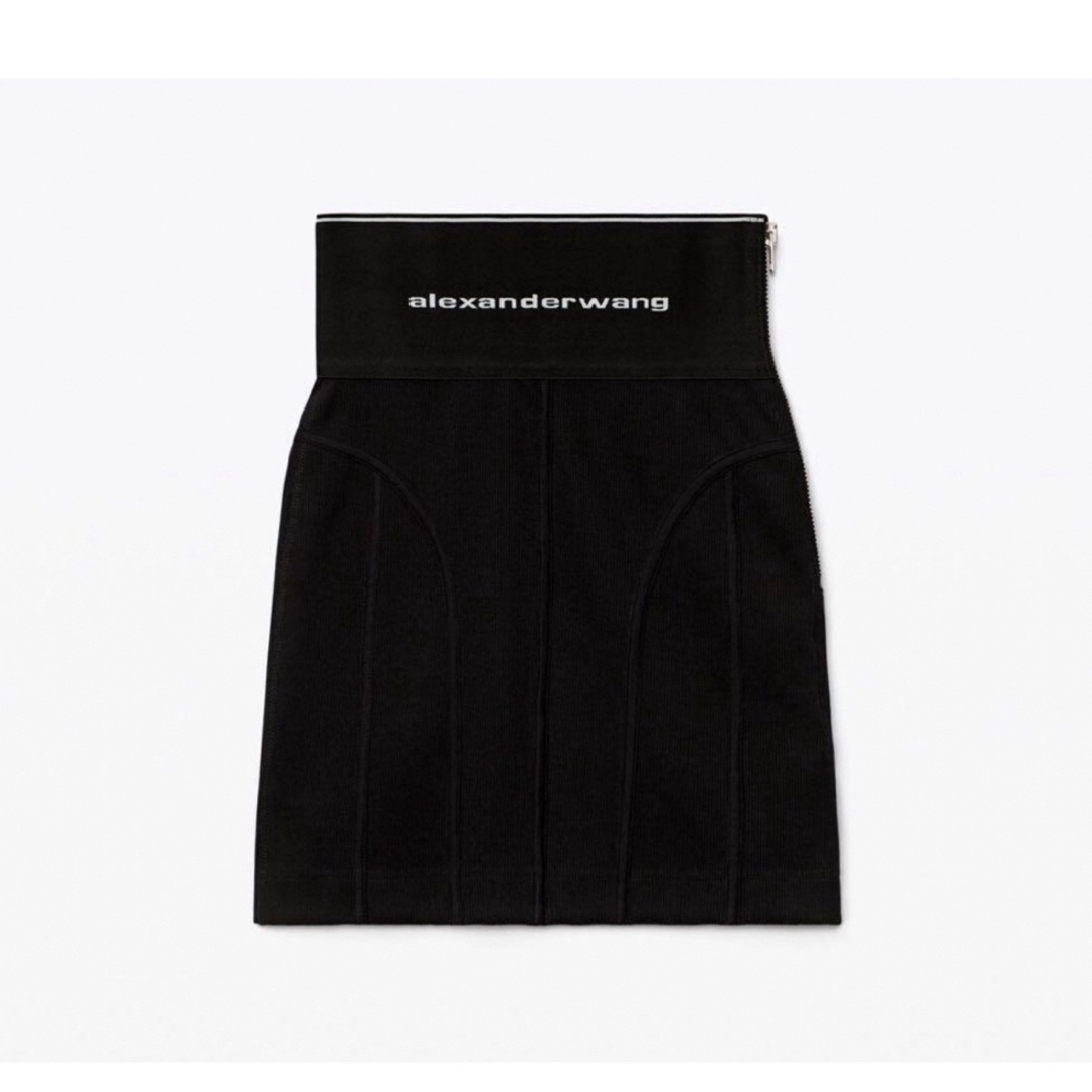 alexanderwang ロゴ ミニスカート M66cmスカート丈