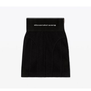 Alexander Wang - alexanderwang ロゴ ミニスカート Mの通販 by ...