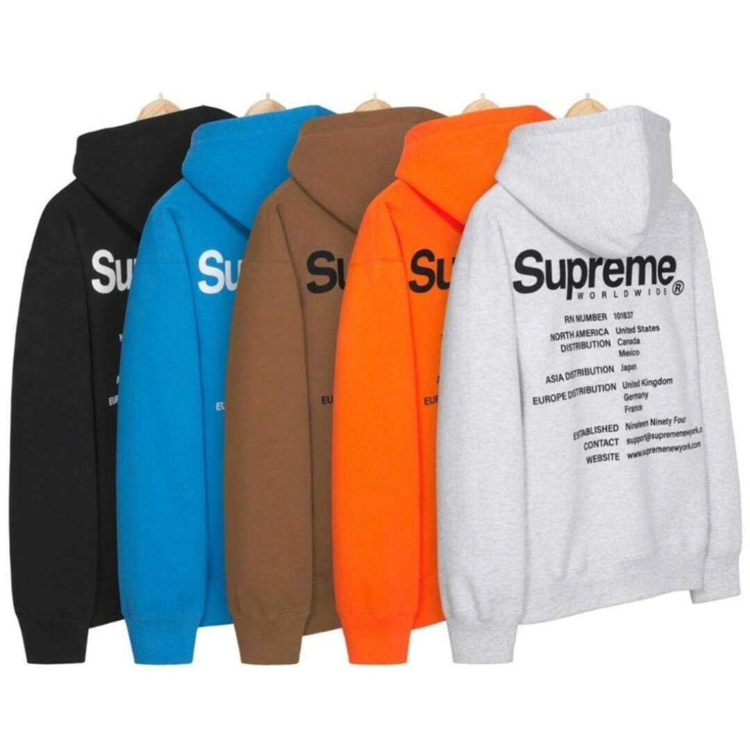 Supreme(シュプリーム)のSupreme Worldwide Hooded Sweatshirt メンズのトップス(パーカー)の商品写真