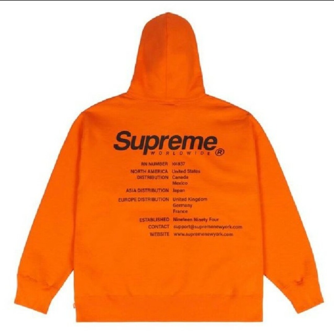 Supreme(シュプリーム)のSupreme Worldwide Hooded Sweatshirt メンズのトップス(パーカー)の商品写真