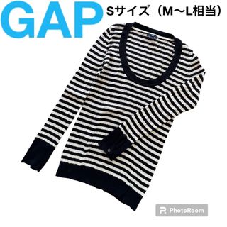 ギャップ(GAP)のGAPギャップ　トップス　ボーダー　ニット　セーター　マリン(ニット/セーター)