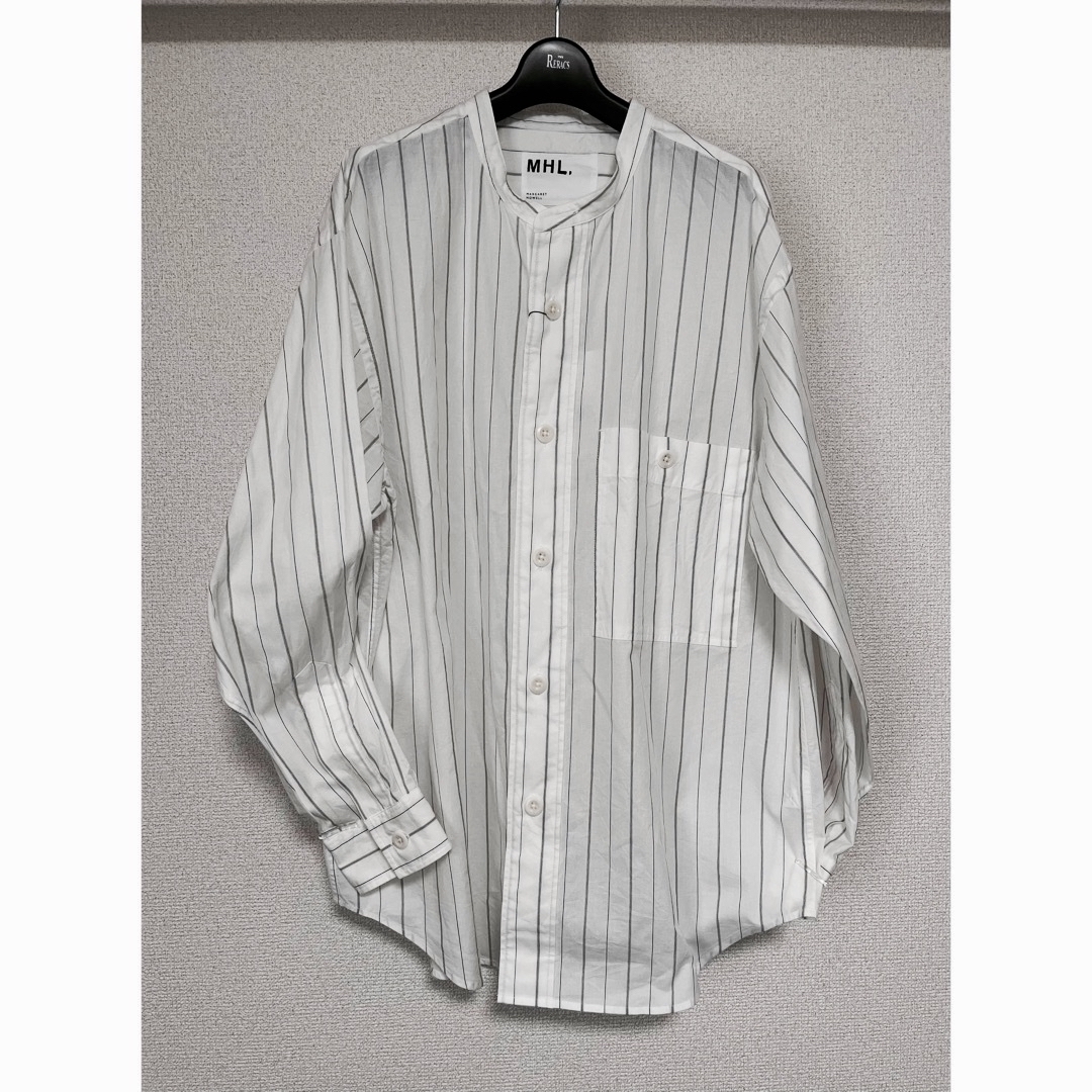 MARGARET HOWELL(マーガレットハウエル)の【新品・タグ付き】MHL. ／GRAPHIC COTTON STRIPE メンズのトップス(シャツ)の商品写真