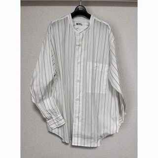 マーガレットハウエル(MARGARET HOWELL)の【新品・タグ付き】MHL. ／GRAPHIC COTTON STRIPE(シャツ)