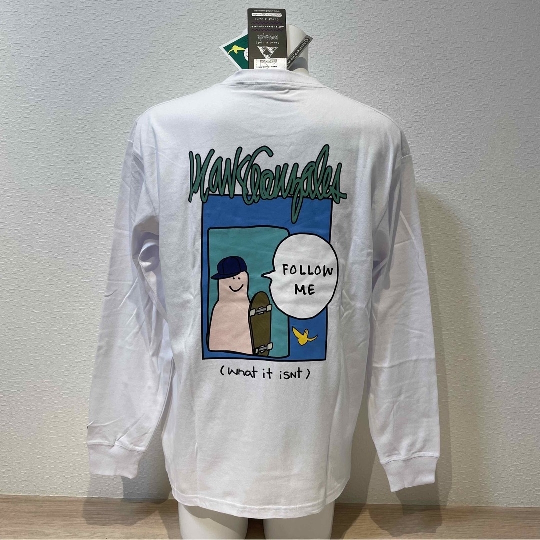 Mark Gonzales(マークゴンザレス)のM新品MARK GONZALESマークゴンザレスFOLLOW MEロンT 長袖 メンズのトップス(Tシャツ/カットソー(七分/長袖))の商品写真