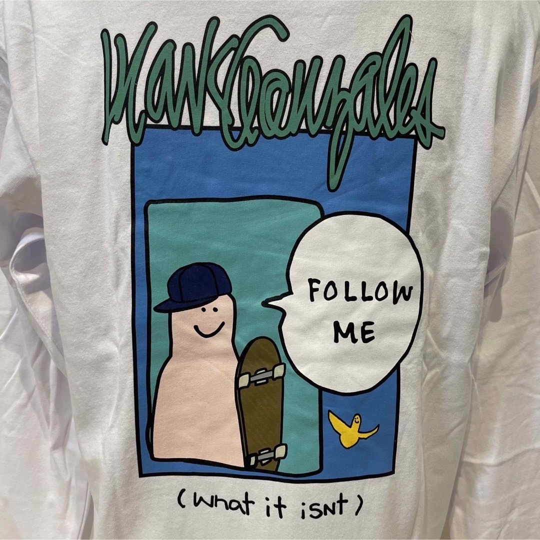 Mark Gonzales(マークゴンザレス)のM新品MARK GONZALESマークゴンザレスFOLLOW MEロンT 長袖 メンズのトップス(Tシャツ/カットソー(七分/長袖))の商品写真