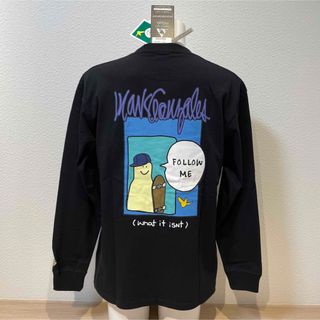 マークゴンザレス(Mark Gonzales)のL新品MARK GONZALESマークゴンザレスFOLLOW MEロンT 長袖(Tシャツ/カットソー(七分/長袖))