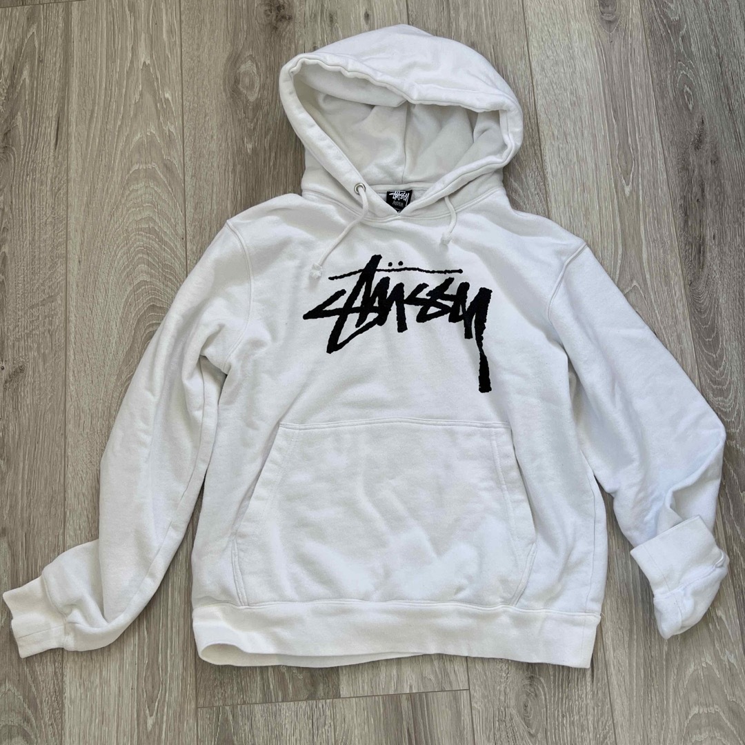 STUSSYステューシー/白 パーカー