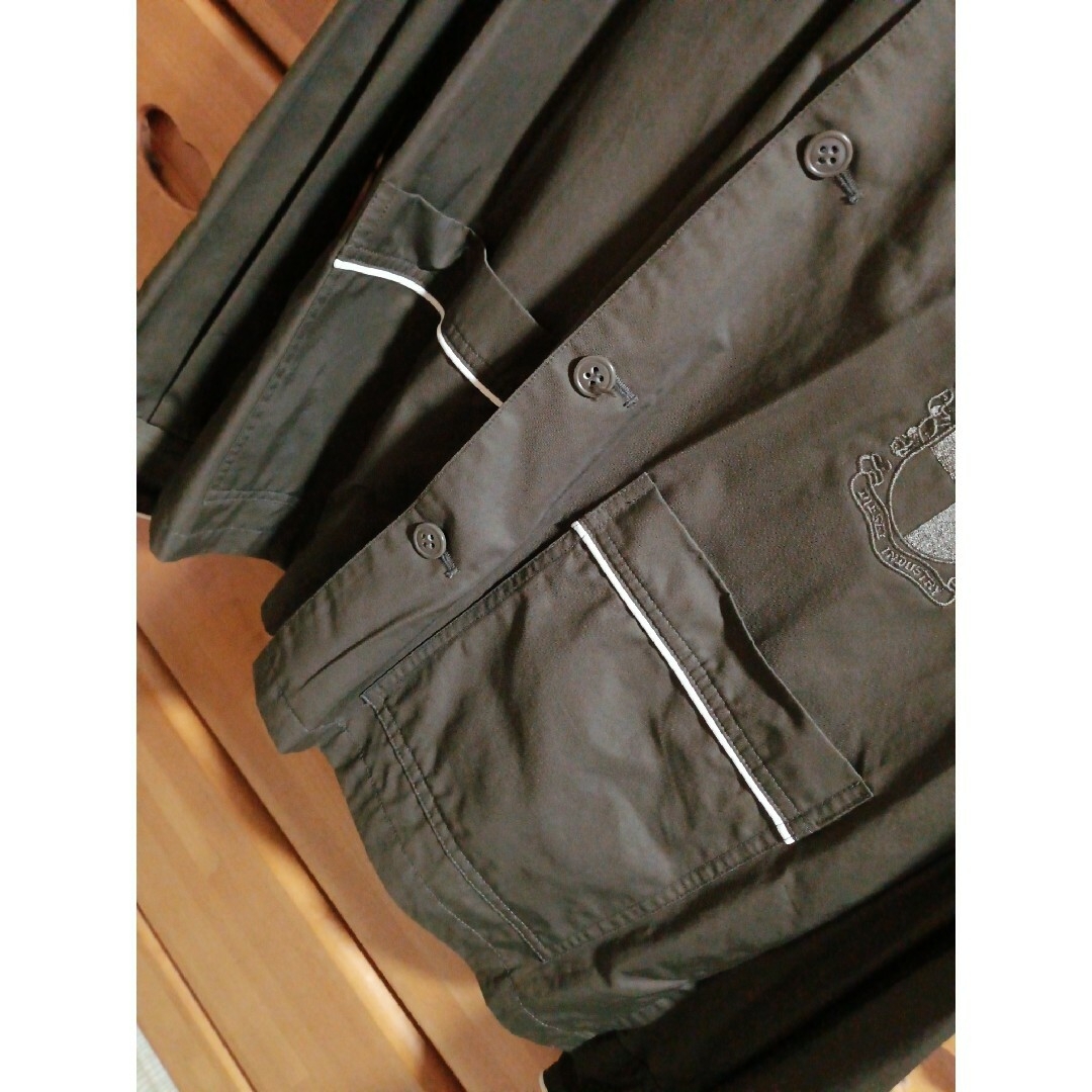 DIESEL(ディーゼル)のDIESEL　ジャケットエンブレム刺繍　カーキ メンズのジャケット/アウター(その他)の商品写真