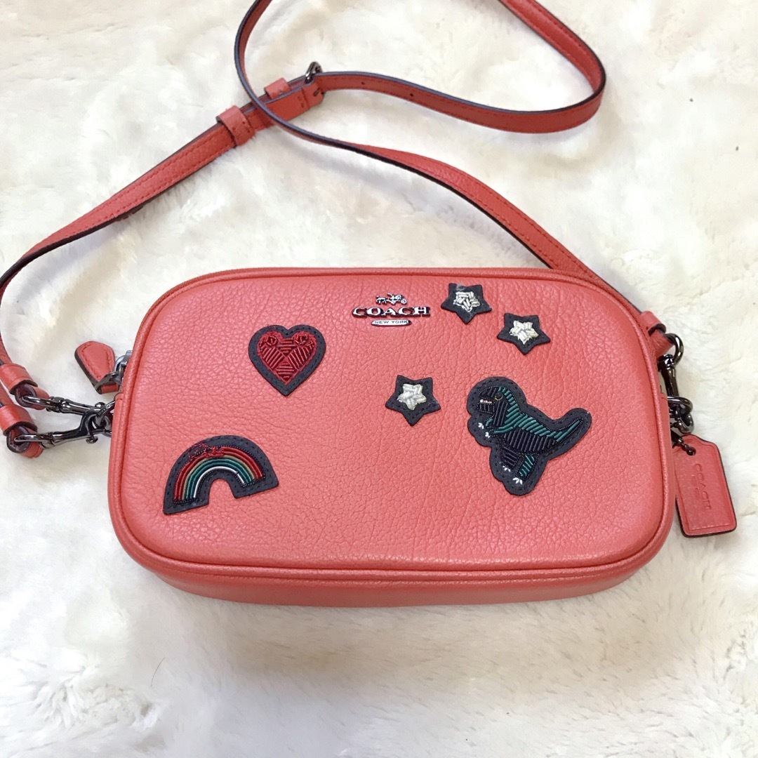 COACH - 美品 COACH ロゴ ショルダーバッグ ワッペン ショルダーバッグ ...