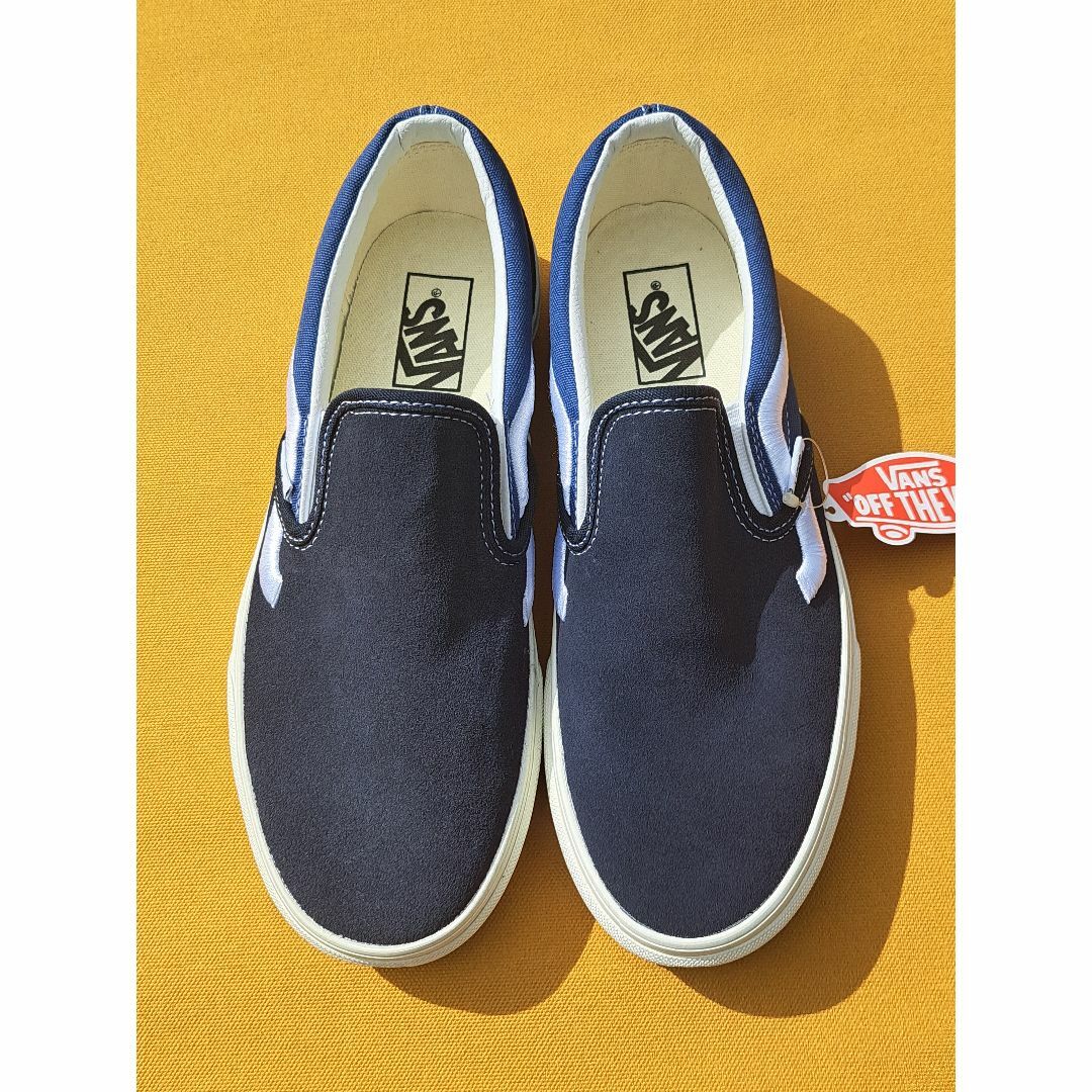 VANS - バンズ VANS SLIP-ON Sidestripe 27,0cm Navyの通販 by ジェ