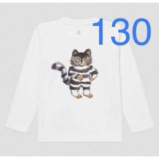 グラニフ(Design Tshirts Store graniph)のグラニフ　100万回生きたねこ　キッズ長袖Tシャツ(絵本/児童書)