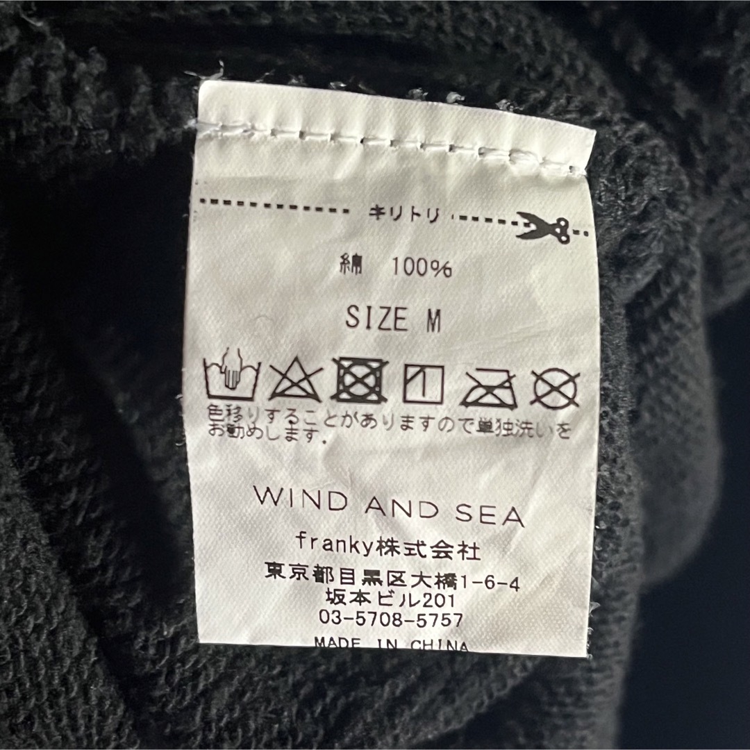 ウィンダンシー　パプリックエネミー　コラボ　黒L 新品　WINDANDSEA