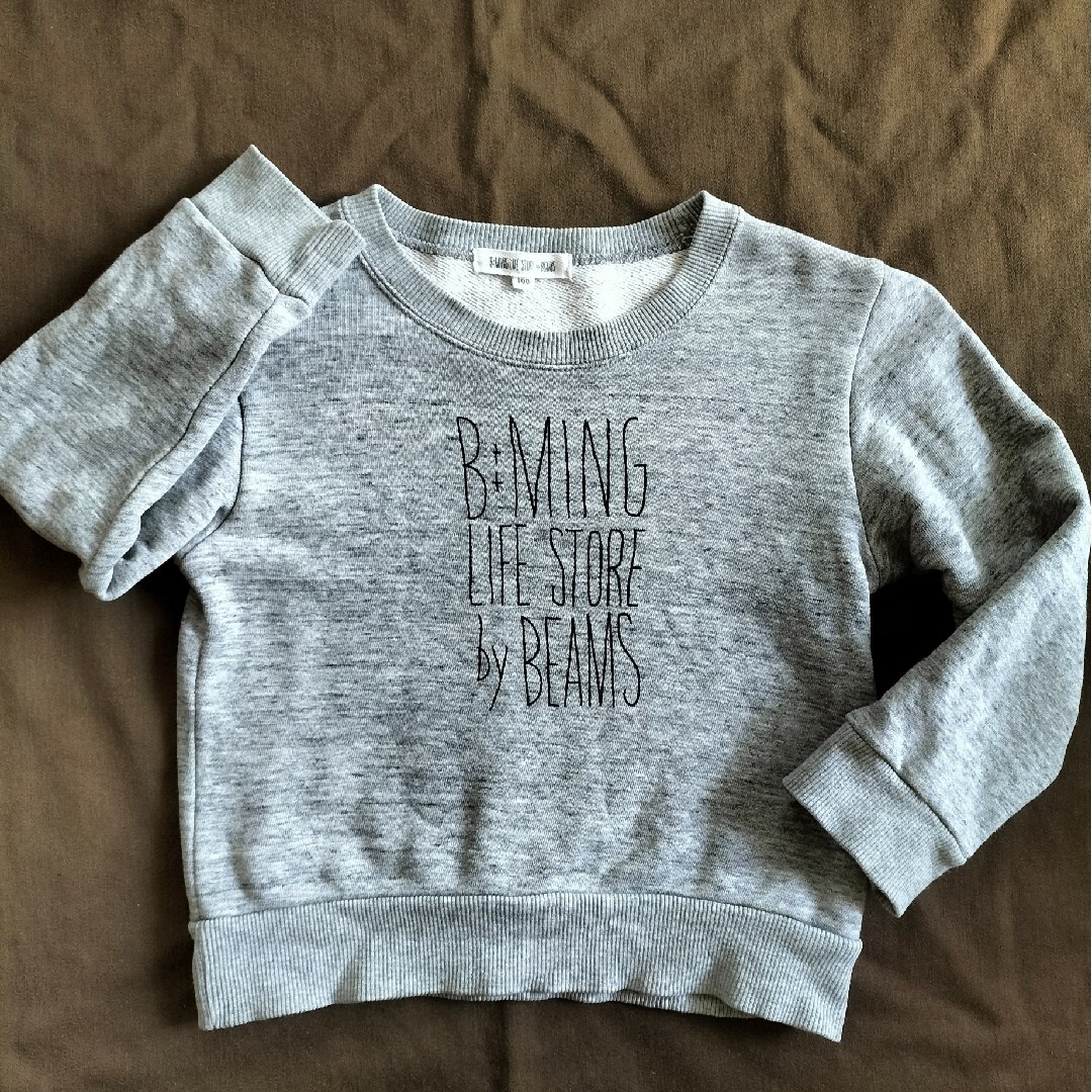 BEAMS(ビームス)のBEAMSトレーナー 　サイズ100 キッズ/ベビー/マタニティのキッズ服男の子用(90cm~)(Tシャツ/カットソー)の商品写真