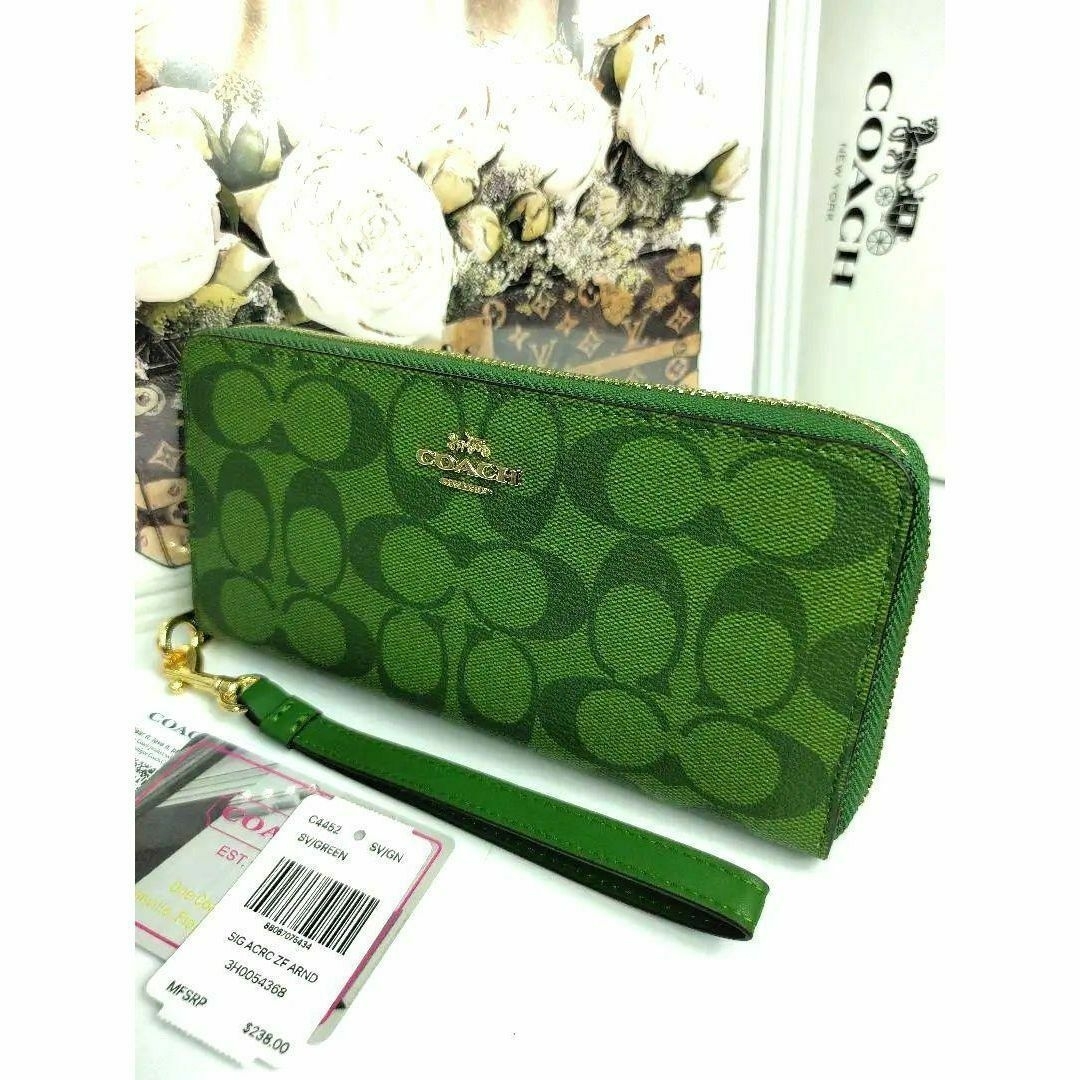 新品未使用 コーチ 長財布 緑 グリーン - 長財布 新品未使用 コーチ 長財布 緑 グリーン - 長財布