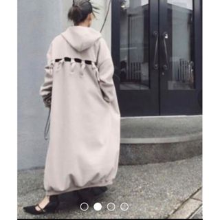 Vintage Wool Long Hoodie Coat