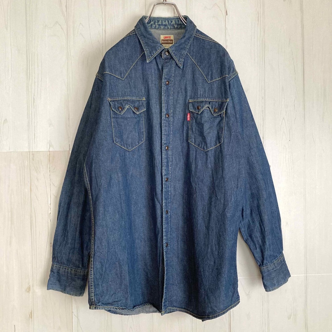 Levi's 90s リーバイス ヴィンテージ復刻 デニムシャツ BIG E