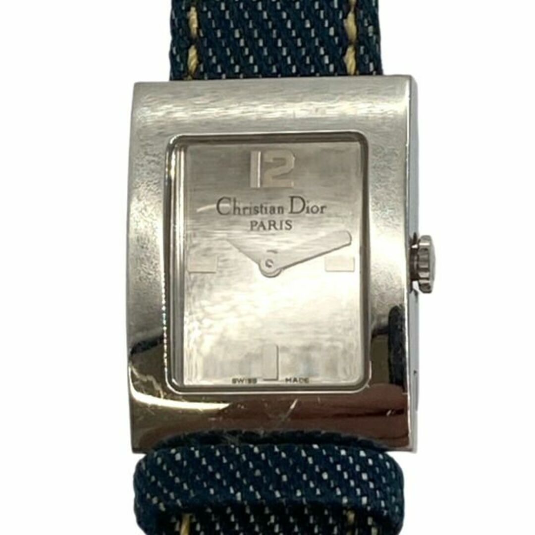 Christian Dior　クリスチャンディオール　マリス　腕時計　D78−109　クォーツ　スクエア　シルバー文字盤　レディース【ブランドギャラリー千林店】