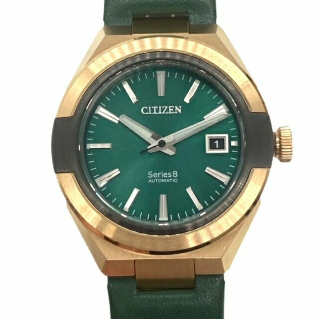 CITIZEN　シチズン　シリーズ8　NA1002-15W　腕時計　自動巻き　デイト　グリーン【ブランドギャラリー千林店】