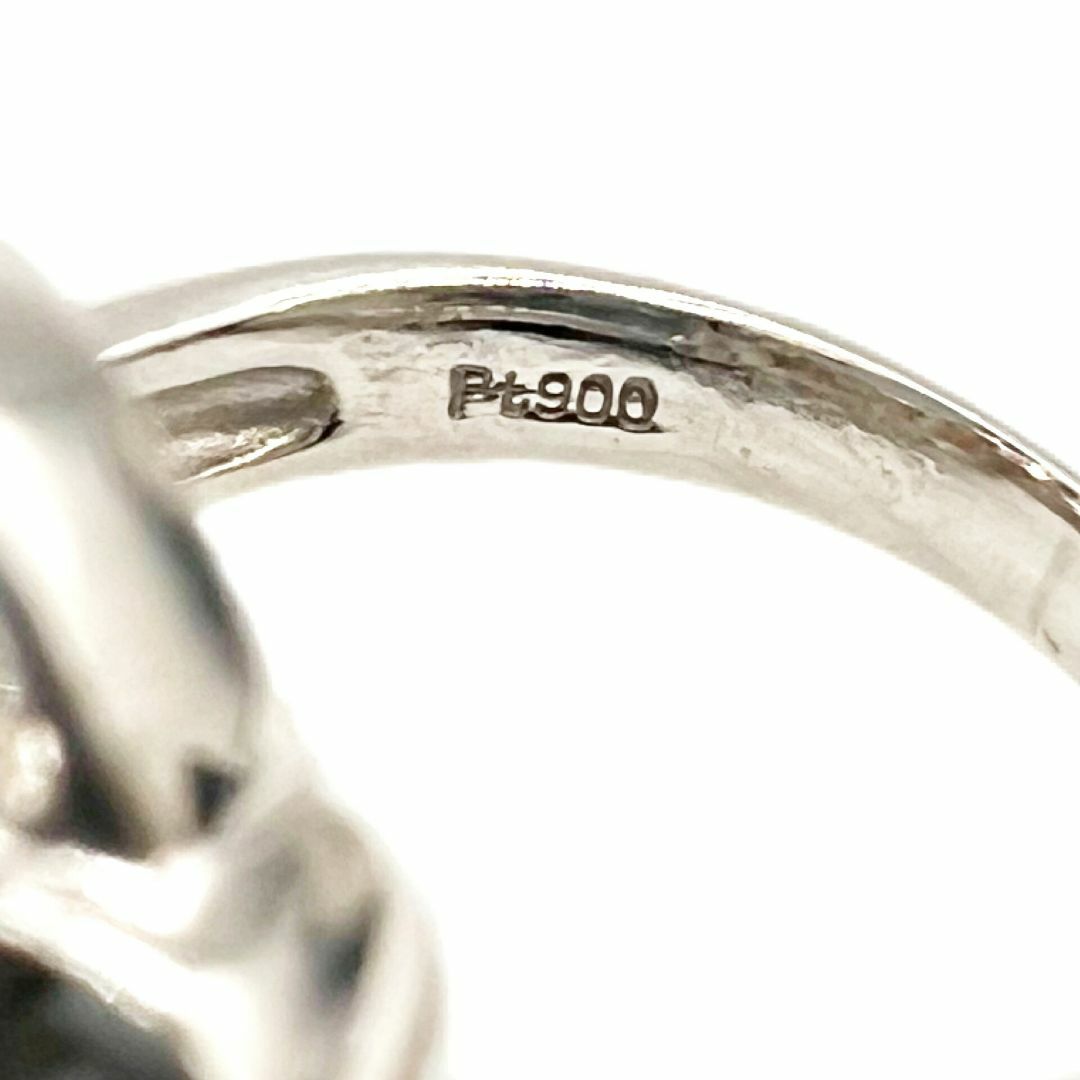 Pt900 パールリング 12.1mm ダイヤ 0.29ct 指輪 11.9g アクセサリー ジュエリー【ブランドギャラリー千林店】